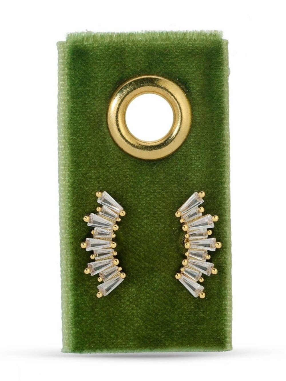 Curved Baguette Studs